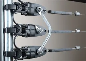 Gallagher Z10 Tension Sensor installed on an electric security fence